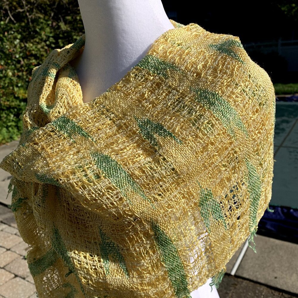 FIRM PRICE Hand Woven Long Scarf - Picture 3 of 11